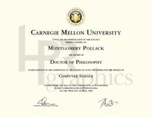 Carnegie Mellon Diploma