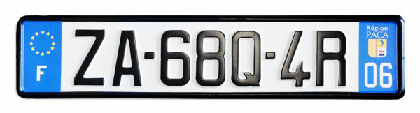 License Plate - Foreign - France