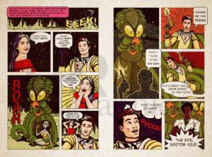 Comic - Space Sagas 1960s - Interior