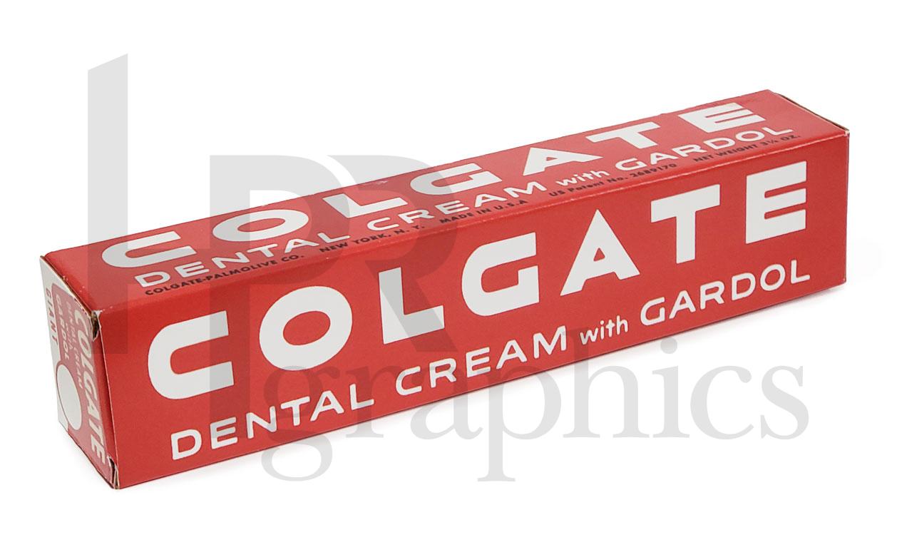 Toothpaste - Colgate Box - 1950s