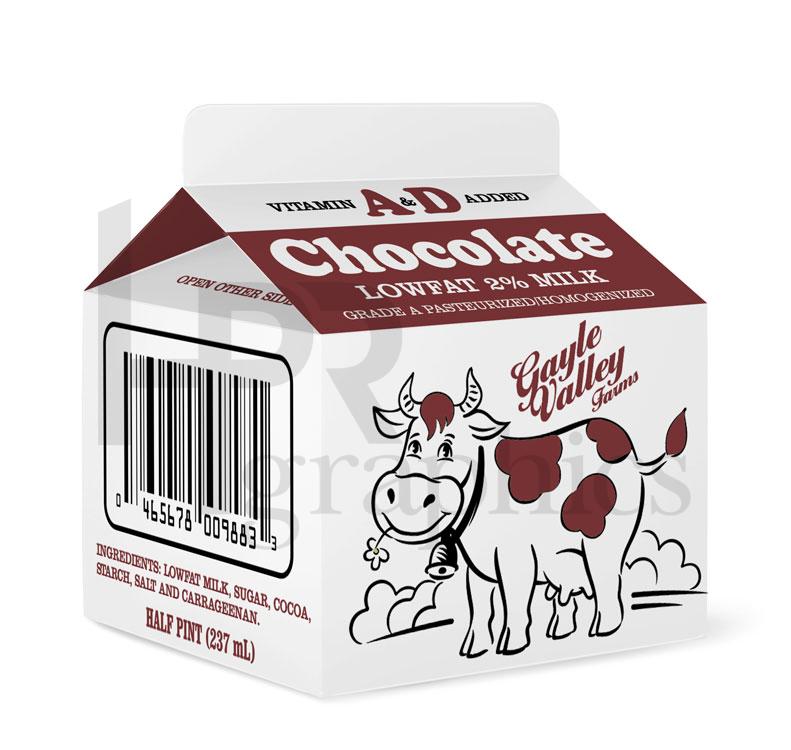 Milk - 8oz - Chocolate - Early 1990s