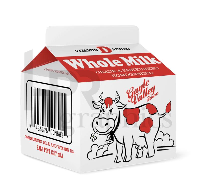 Milk - 8oz - Whole - Early 1990s