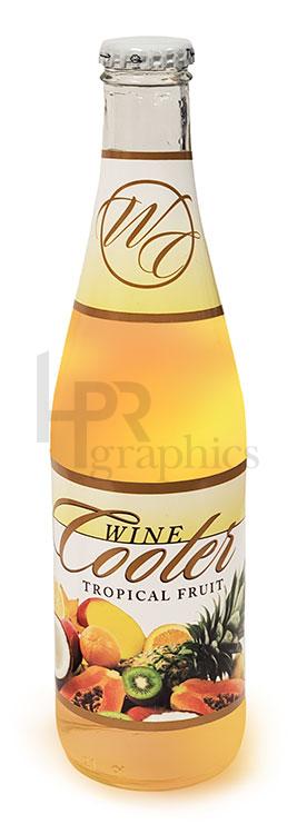 Wine Cooler Bottle - Tropical - 1980s