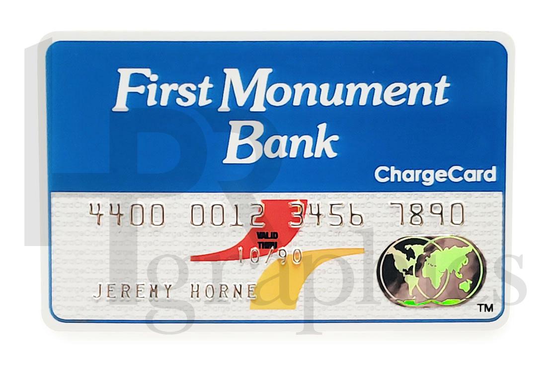 Credit Card - First Monument - 1980s
