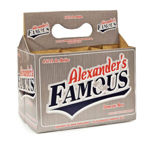 Alexander's Famous Ale Silver - Bottle Carrier