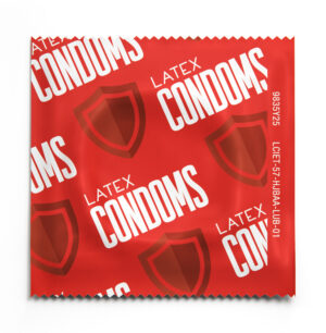 Condom Wrapper - Latex Shield - Sweet Heat