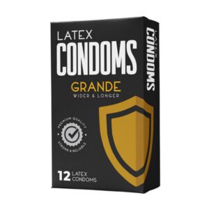 Condom Box - Latex Shield - 12 Pack - Grande