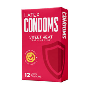 Condom Box - Latex Shield - 12 Pack - Sweet Heat