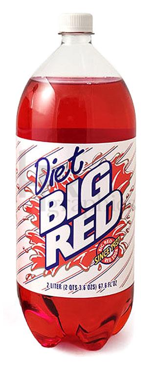Soda - Big Red - Diet - 2 Liter Bottle - 2000