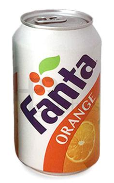 Soda - Fanta Orange Can - 1990