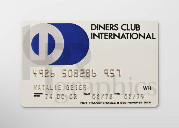 Credit Card - Diners Club - 1970s