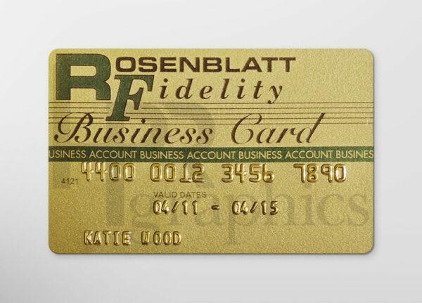 Credit Card - Rosenblatt Fidelity Business - 2000s
