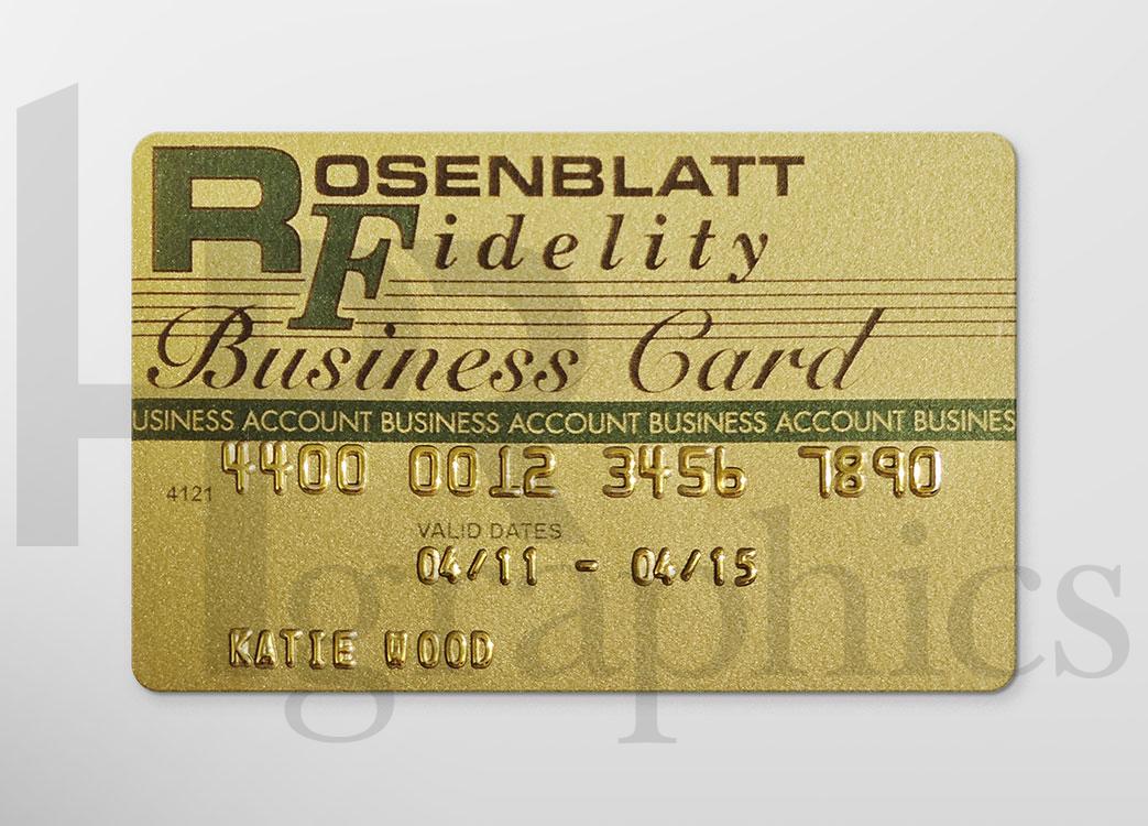 Credit Card - Rosenblatt Fidelity Business - 2000s