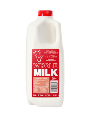 Milk - Whole - Jug - Half Gallon