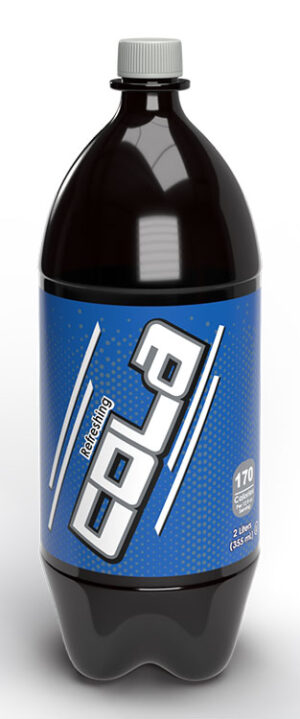 Cola - Blue - Bottle - 2 Liter