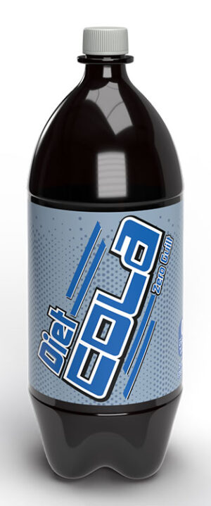 Cola - Blue Diet - Bottle - 2 Liter