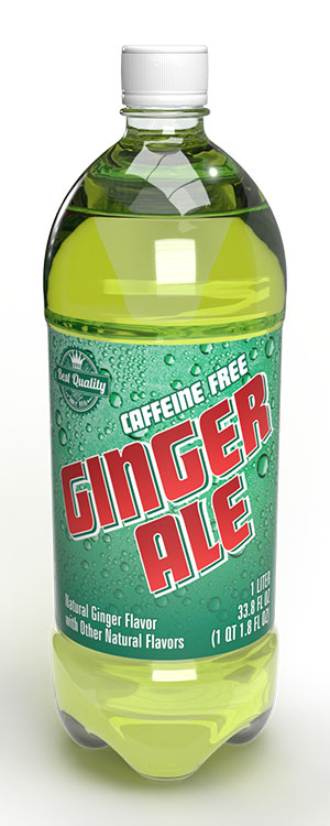 Ginger Ale 01 - Bottle - 1 Liter