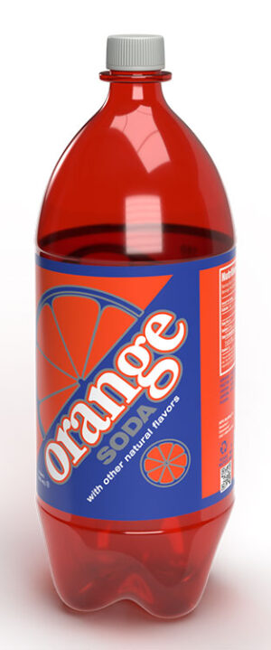 Soda - Orange - Bottle - 2 Liter