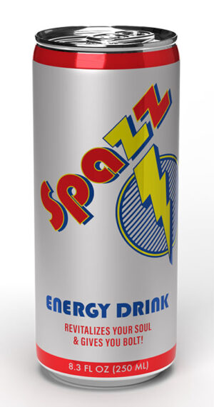 Energy Drink - Spazz - Can - 8.4 oz