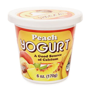 Yogurt - Peach - 6 oz