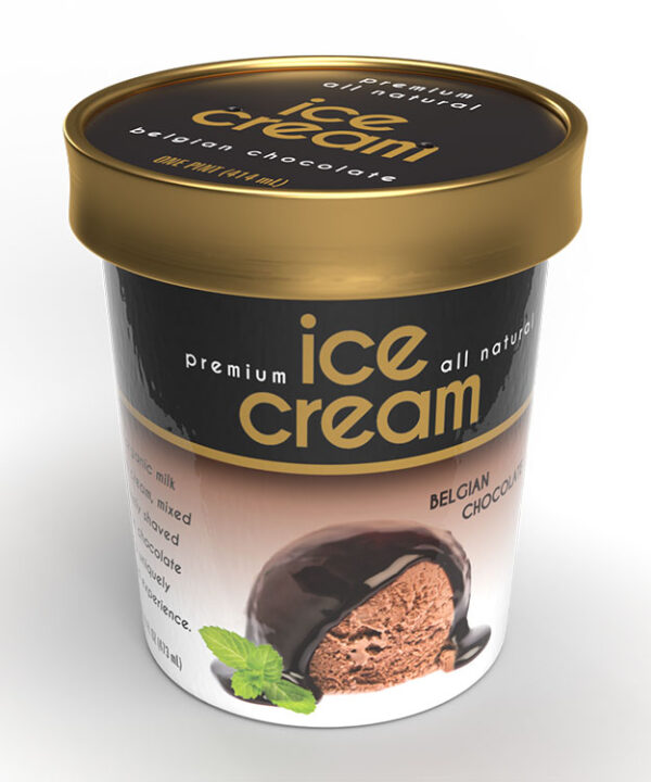 Ice Cream - Premium - Belgian Chocolate - Pint