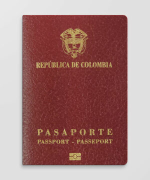 Passport Cover - Colombia