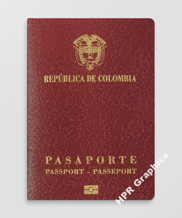 Passport Cover - Colombia