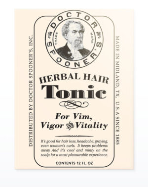 Doctor Spooner's Hair Tonic - 1930s / 1940s