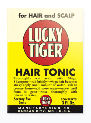 Lucky Tiger Hair Tonic - 1930s / 1940s