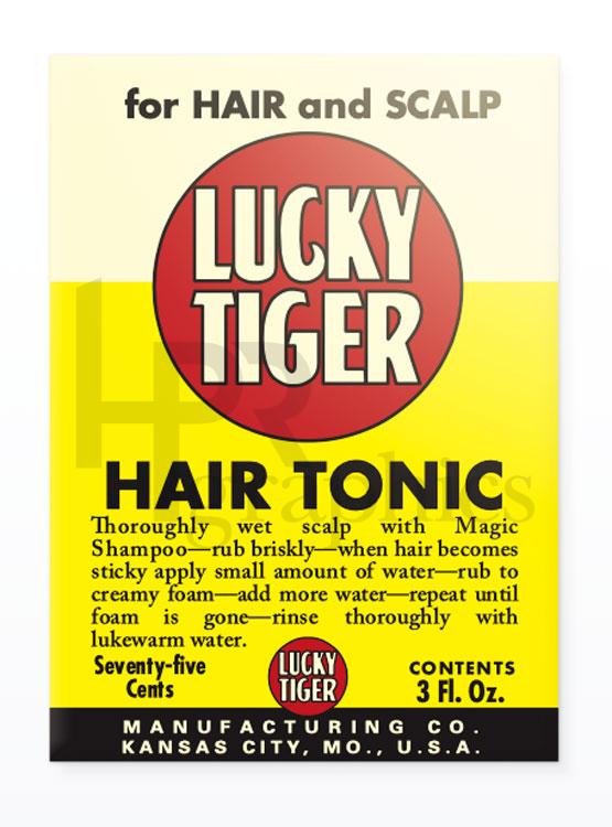 Lucky Tiger Hair Tonic - 1930s / 1940s