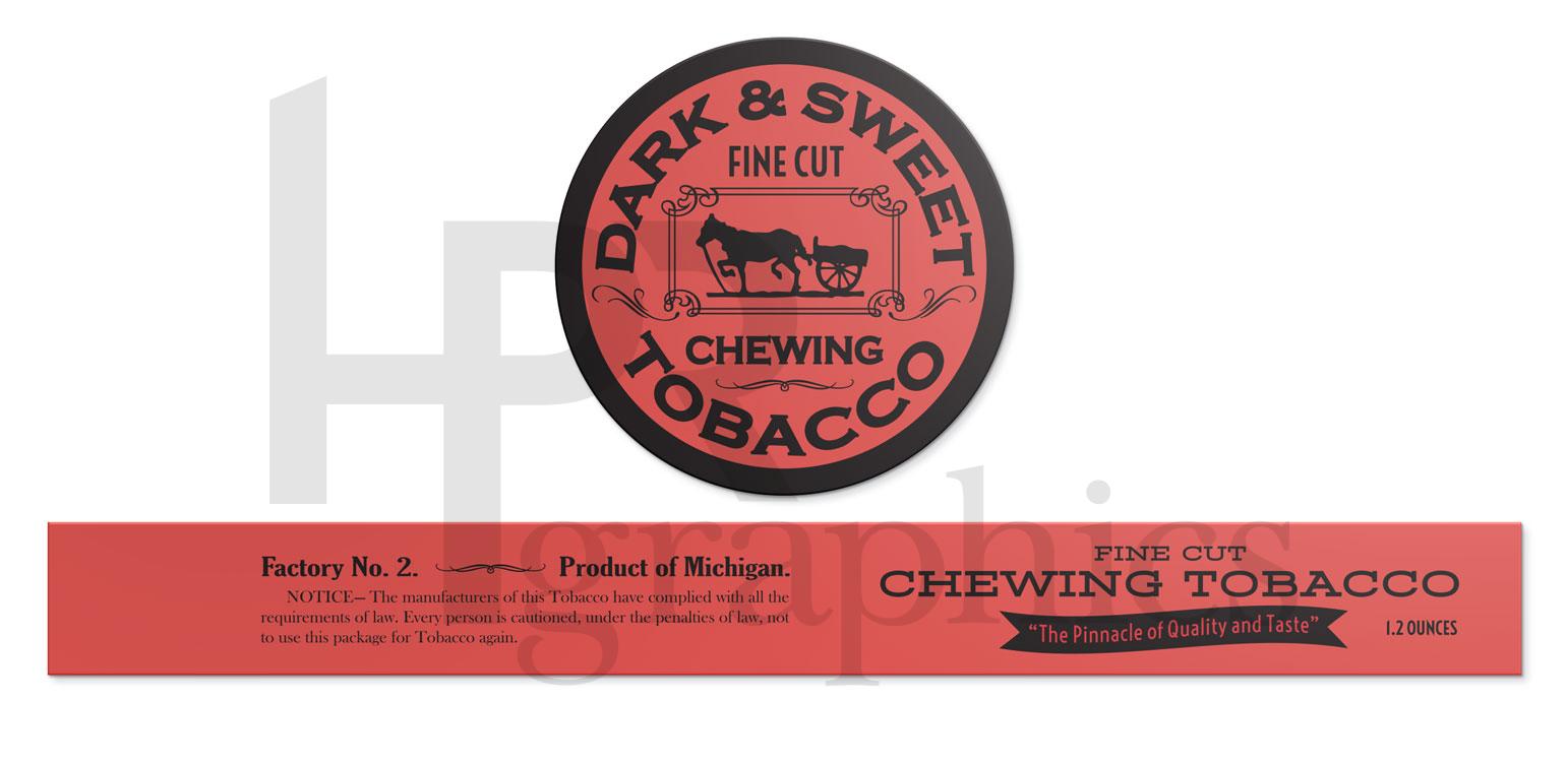Dark & Sweet Chewing Tobacco Can - 03