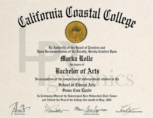 Coastal College Diploma