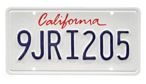 License Plate - USA - California