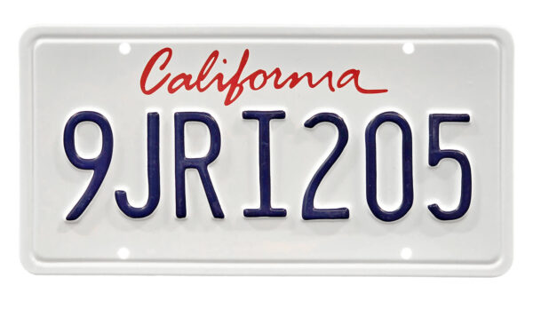 License Plate - USA - California