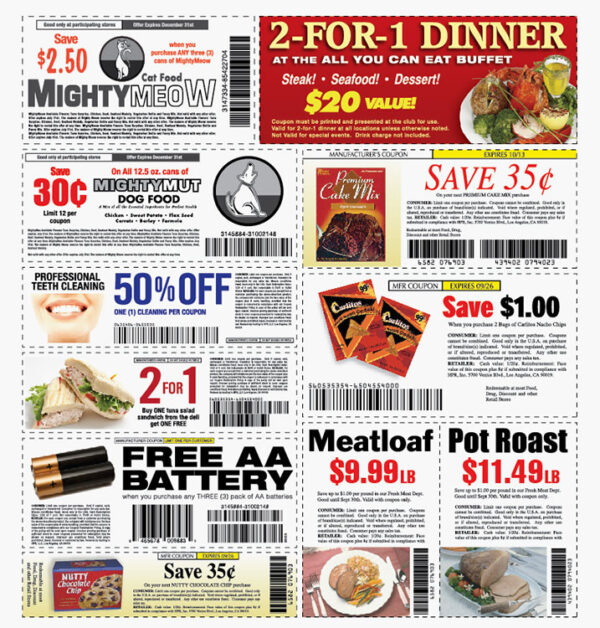 Coupons - Assorted Circular