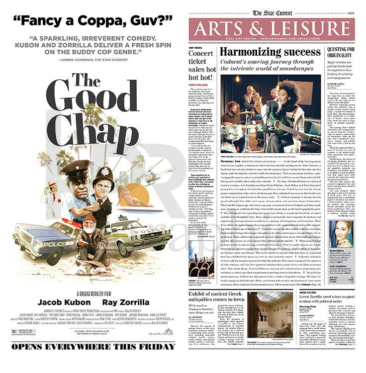 Section Cover - Arts & Leisure