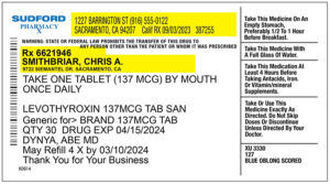 Prescription Label 04