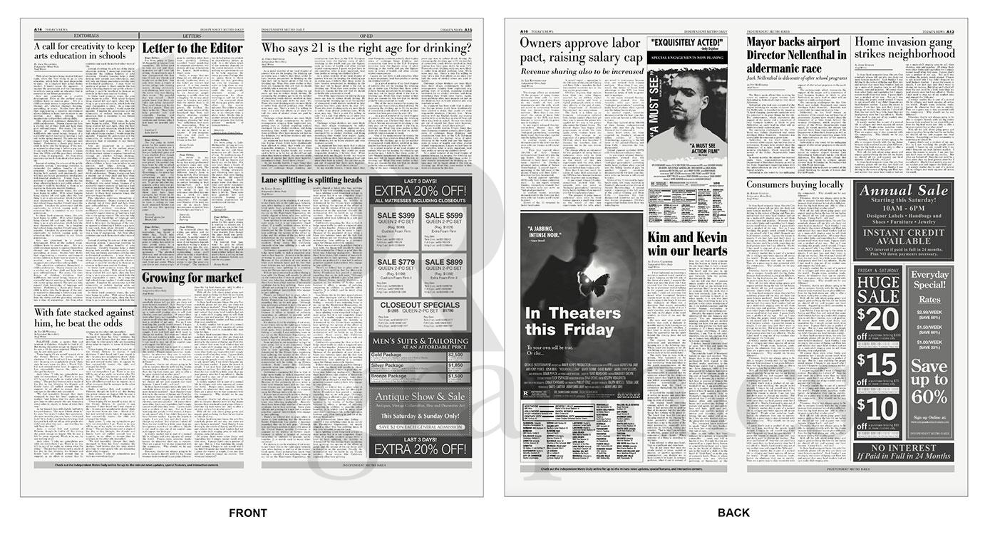 Pre-Printed Interior Articles