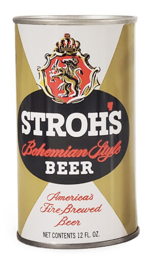Beer – Stroh’s Bohemian Style Can – 1963