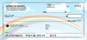Checkbook - Personal - Rainbow Background