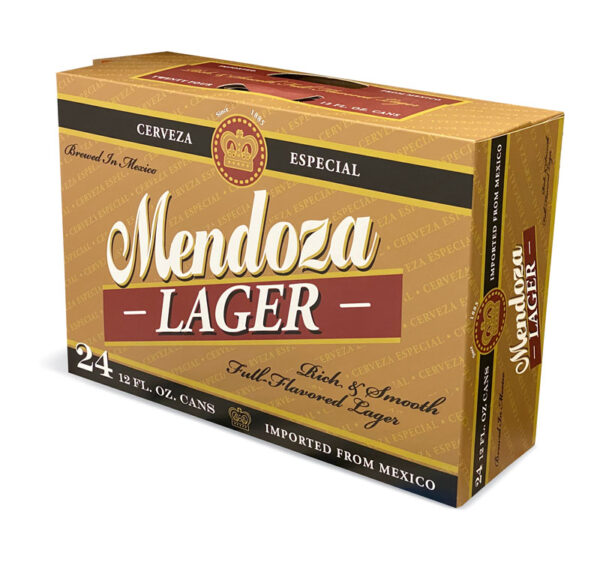 Mendoza Lager - Mexico - Can Carrier - 24 Pack