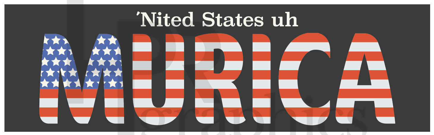 Murica 02 Bumper Sticker