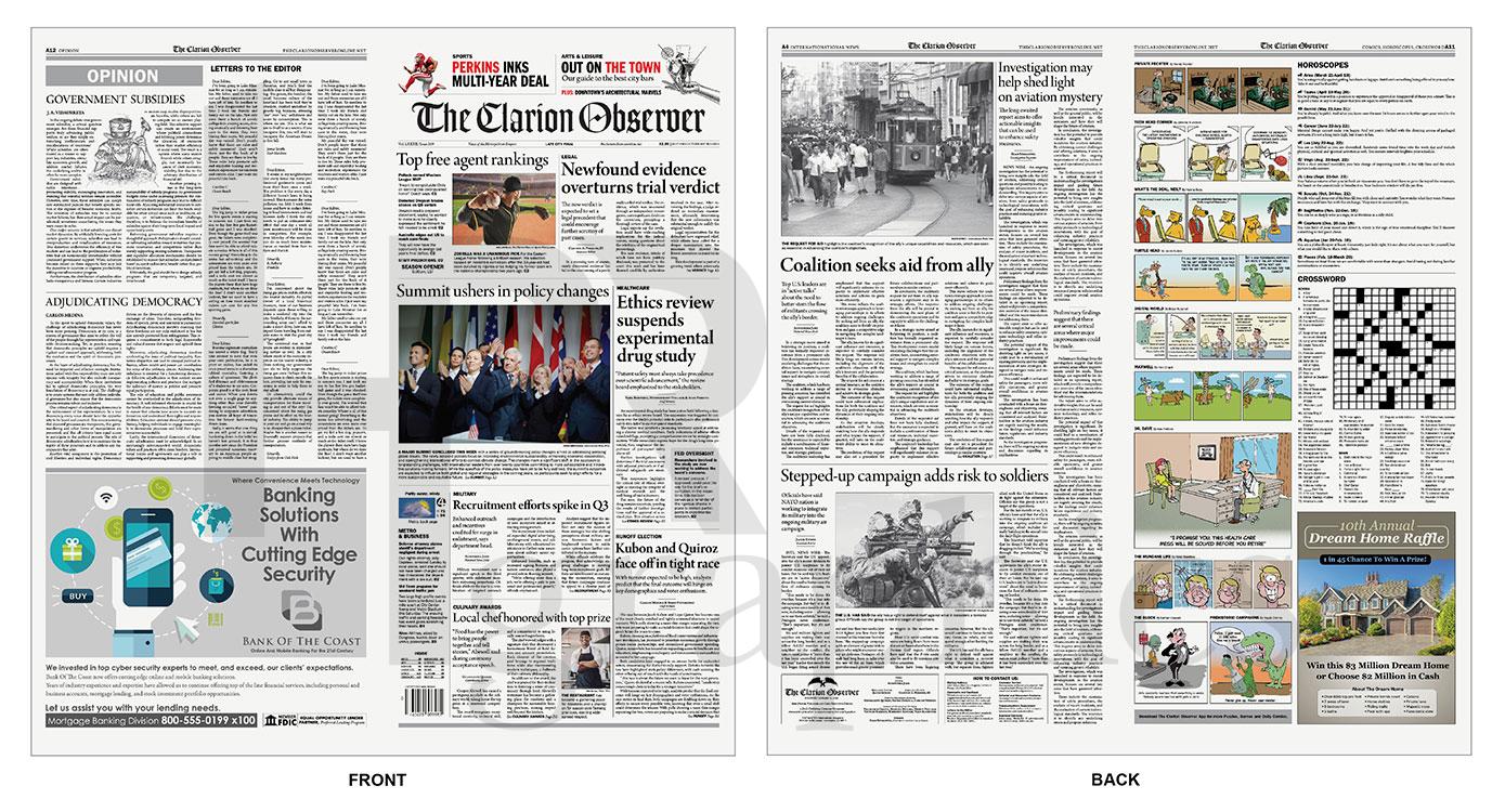 Front Cover - Clarion Observer