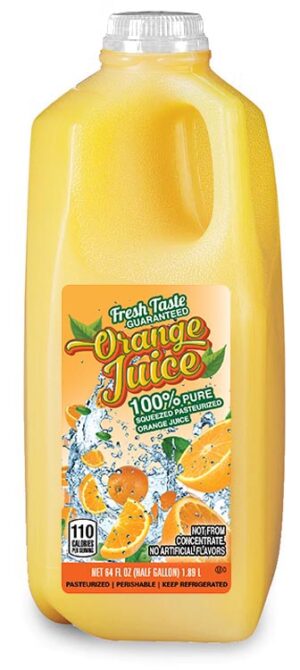 Orange Juice - Half Gallon Jug