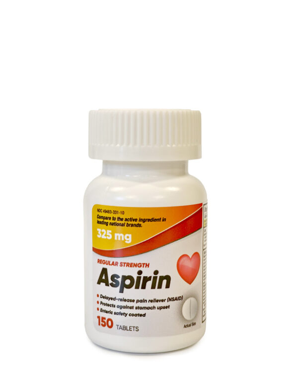 Aspirin 325mg - 250 tablets