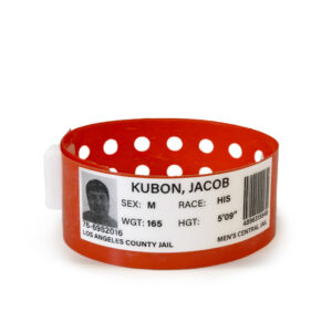 Inmate Wrist Band - Orange