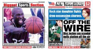 Tabloid Cover - NY Ledger (NY Post Style)