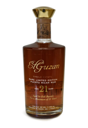 El Guzan Puerto Rican Rum - 21 Year